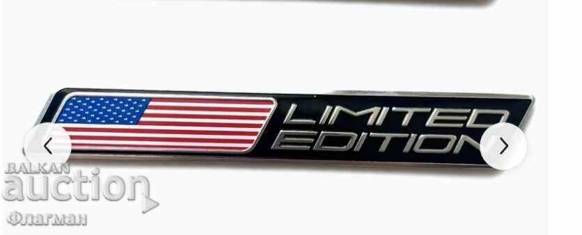 Embleme noi SUA "Ediție Limitată" - 110 mm./15 mm
