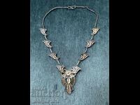 Сребърно колие филигран №7808