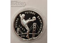 Сребро 50000 Лири Световно по Футбол 1994 Турция