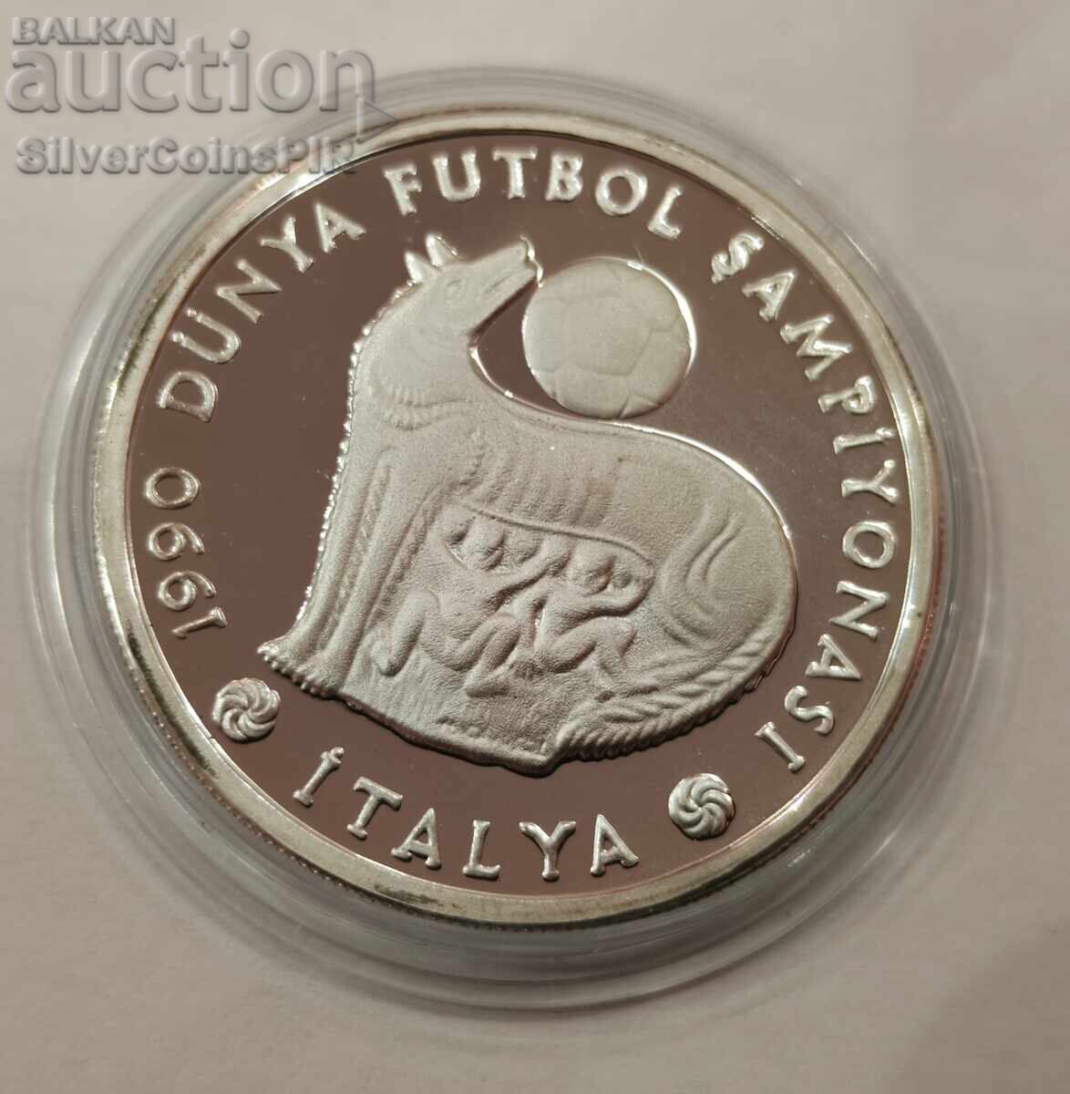Silver 20000 Lira World Football 1990 Τουρκία με τιμή € 23.00 | 44.98 BGN