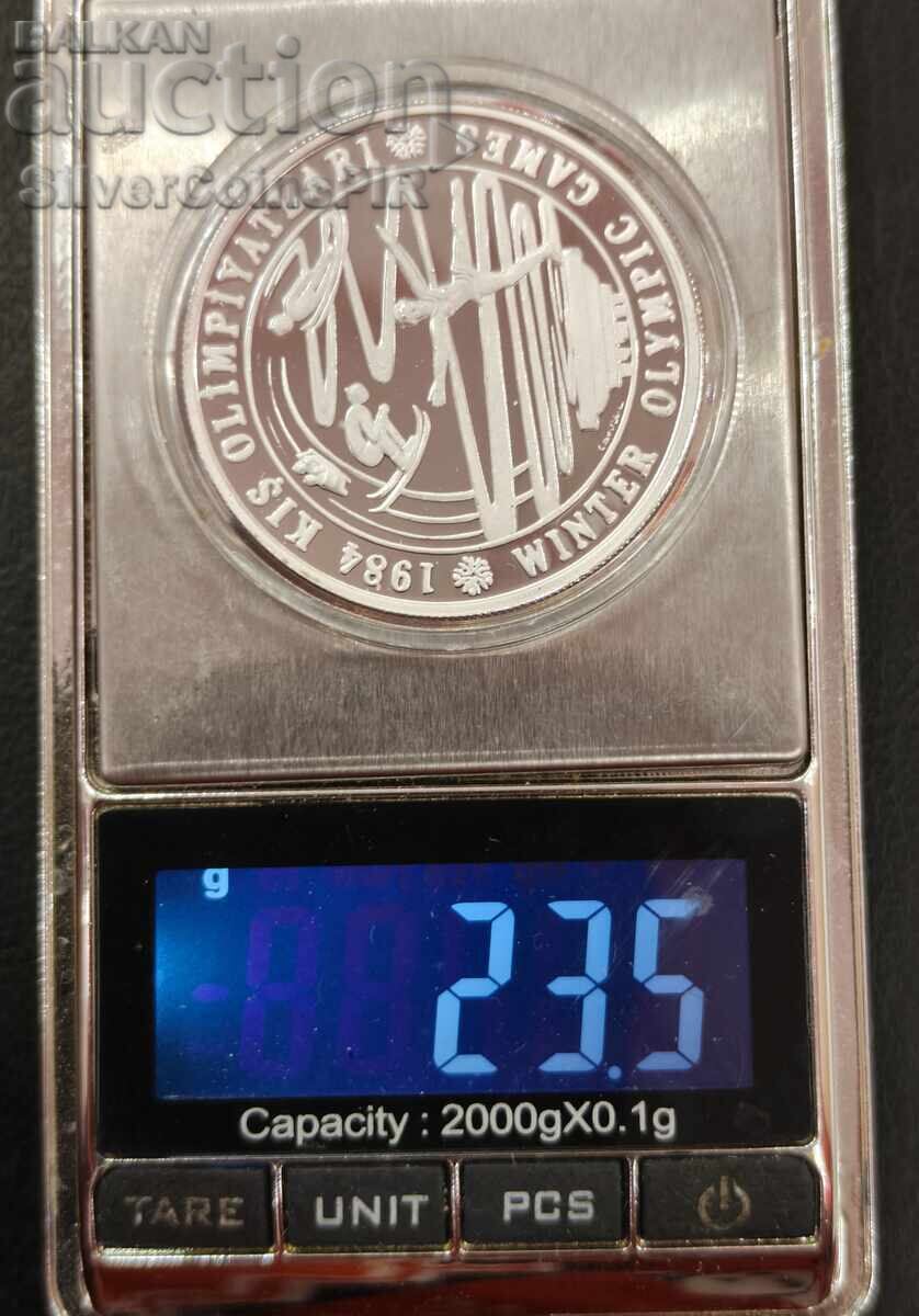 Argint 5000 Lire Olimpiada 1984 Turcia - 5