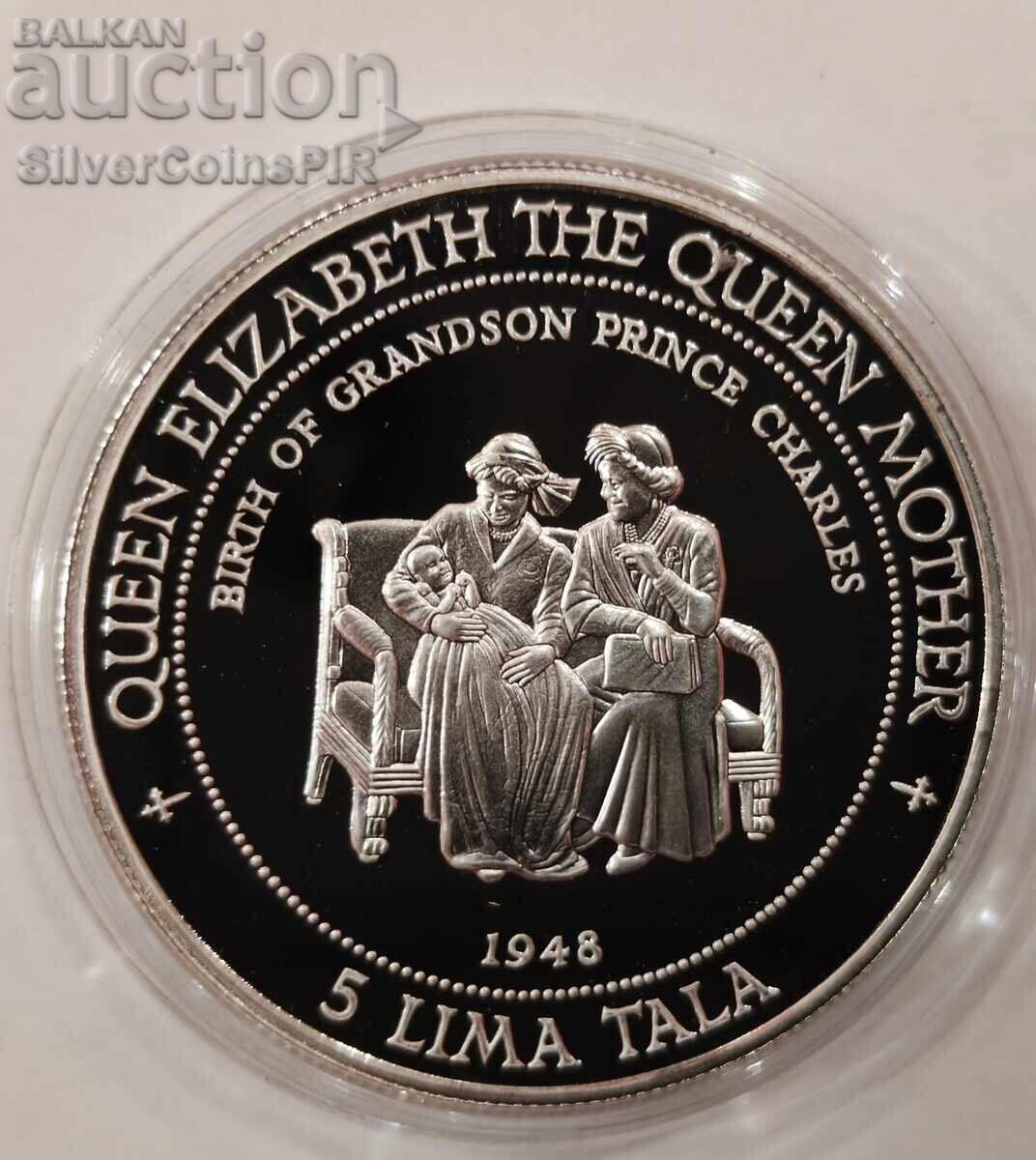 Silver 5 Tala The Birth of Charles Tokelau 1995