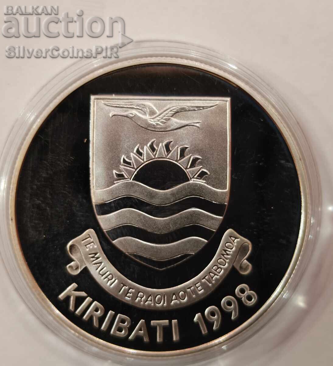 Livrarea Argint 5$ 50-a Aniversare a Nașterii lui Charles 1998 Kiribati Livrarea Argint 5$ 50-a Aniversare a Nașterii lui Charles 1998 Kiribati