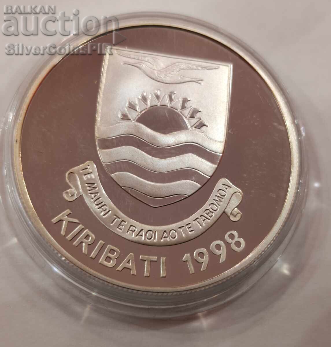 Argint 5$ 50-a Aniversare a Nașterii lui Charles 1998 Kiribati - 5 Argint 5$ 50-a Aniversare a Nașterii lui Charles 1998 Kiribati - 5