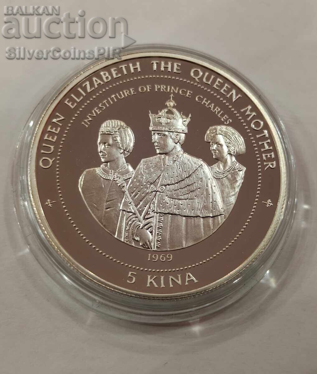 Ασήμι 5 Κίνα Εξουσιοδότηση Charles 1998 Γουινέα με τιμή € 0.01 | 0.02 BGN