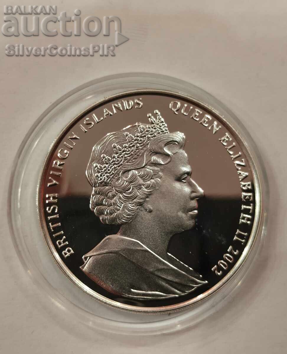 Auction Silver $10 Adult Charles 2002 British Virgin Islands Auction Silver $10 Adult Charles 2002 British Virgin Islands