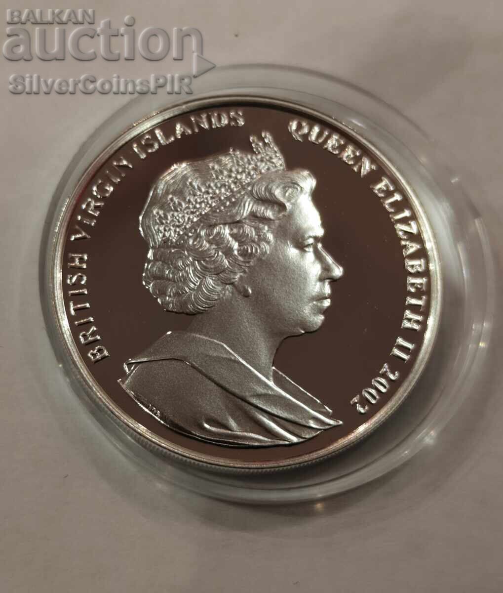 Ασήμι 10$ Ο Νεαρός Κάρολος 2002 Βρετανικές Παρθένοι Νήσοι - 5