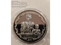 Сребро 10$ Младият Чарлс 2002 Вирджински Острови
