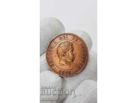 Rare Copper Coin 20 REIS 1881 Portugal