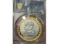 10 λέβα 2008 pr69 DCAM