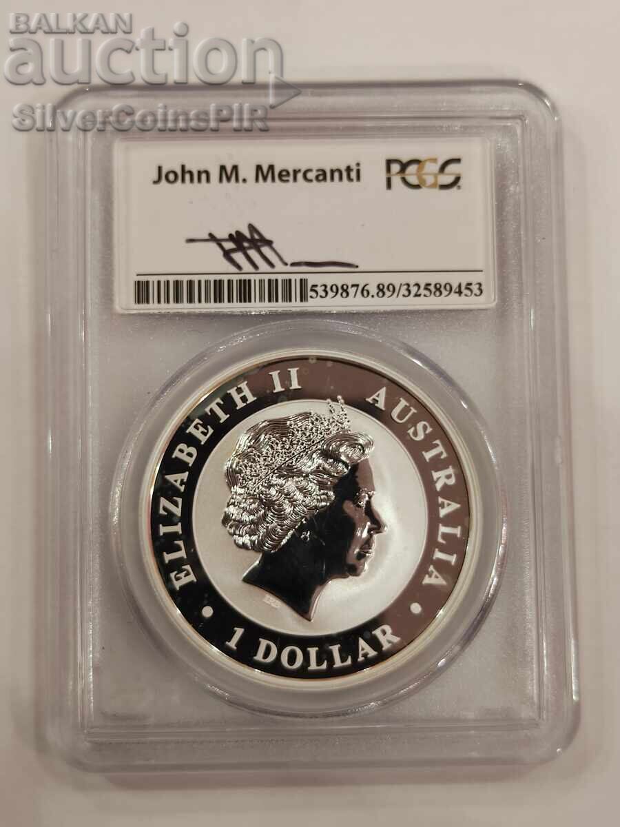 Argint 1 oz Vulturul Coadă-de-Pană 2015 PCGS GEM BU Australia cu preț € 63.00 | 123.22 BGN Argint 1 oz Vulturul Coadă-de-Pană 2015 PCGS GEM BU Australia cu preț € 63.00 | 123.22 BGN