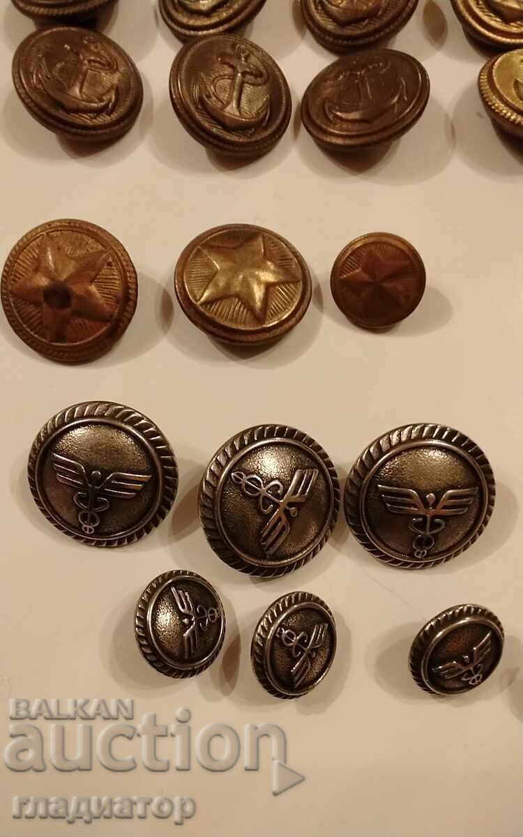 Livrarea Nasturi de uniformă marinărească / militară / vamală