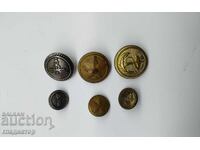 Κουμπιά από στολή ναύτη / στρατιωτική / τελωνειακή