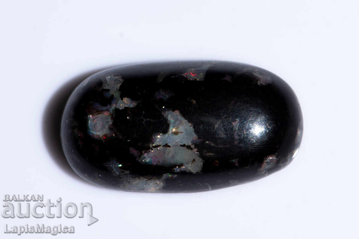 Lemn negru opalescent 10.68ct cabochon oval cu preț € 16.00 | 31.29 BGN