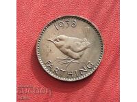 Marea Britanie - farthing 1938 - Foarte bine conservată
