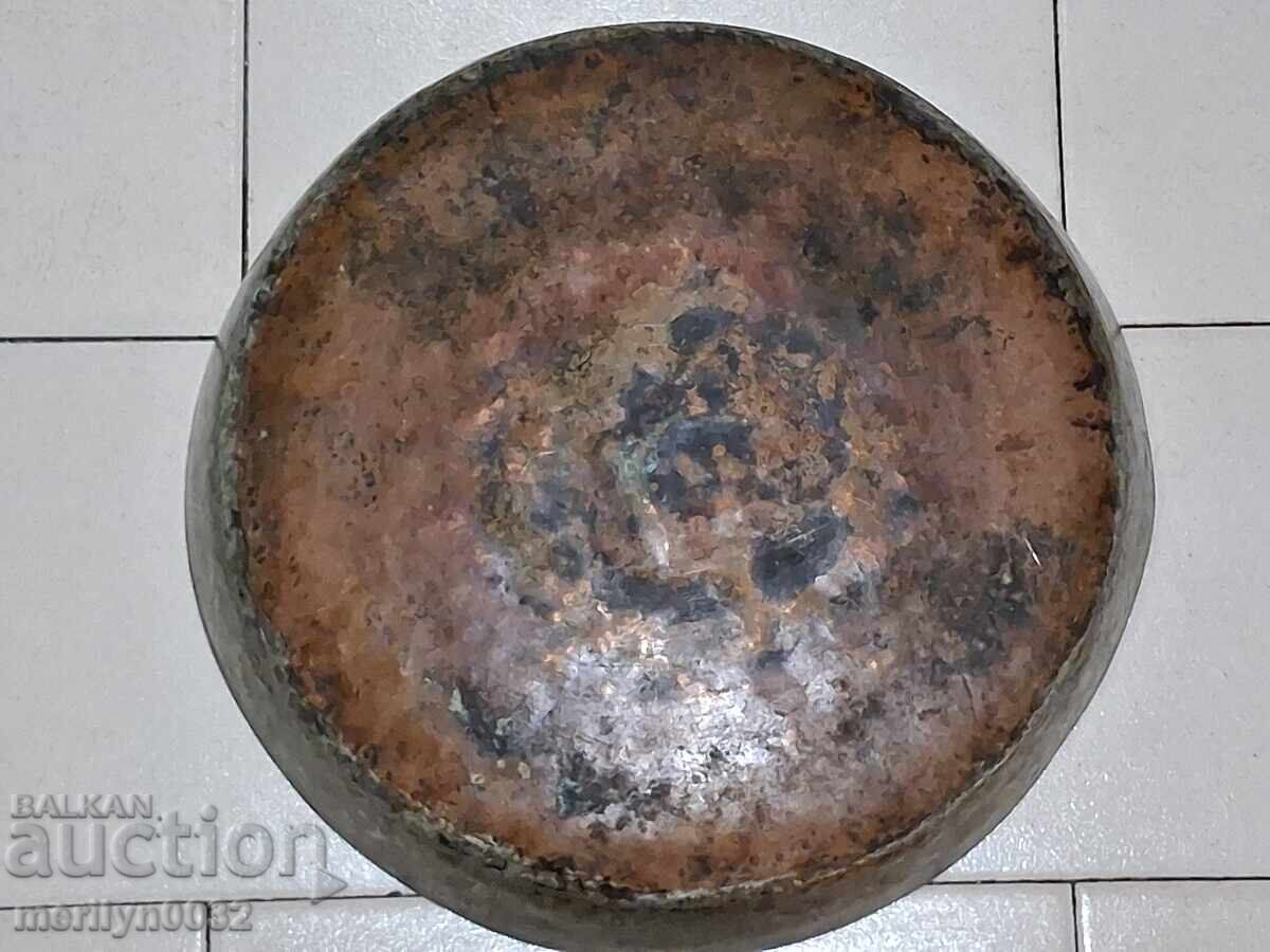 Δημοπρασία Χάλκινο ταψί, χάλκινο σκεύος, χαλκός, πιατάκι, χαλκός, ταψί, δίσκος