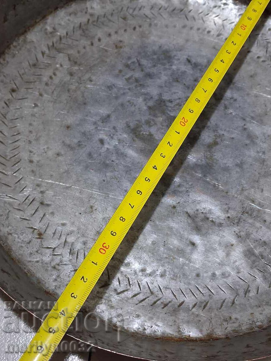 Χάλκινο ταψί, χάλκινο σκεύος, χαλκός, πιατάκι, χαλκός, ταψί, δίσκος - 5