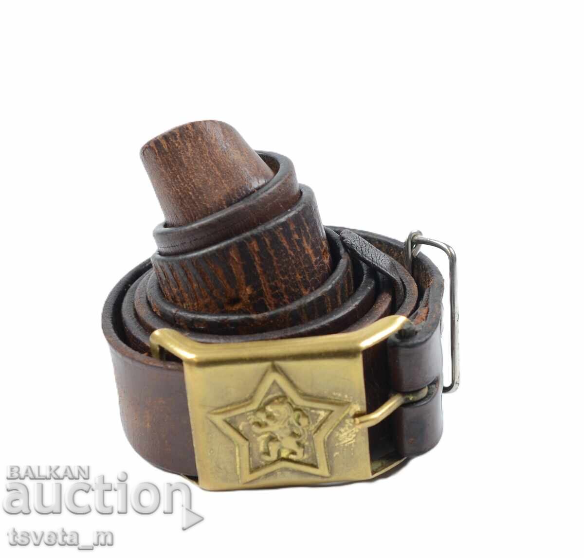 Войнишки кожен колан БНА соц с цена € 11.00 | 21.51 лв. Войнишки кожен колан БНА соц с цена € 11.00 | 21.51 лв.