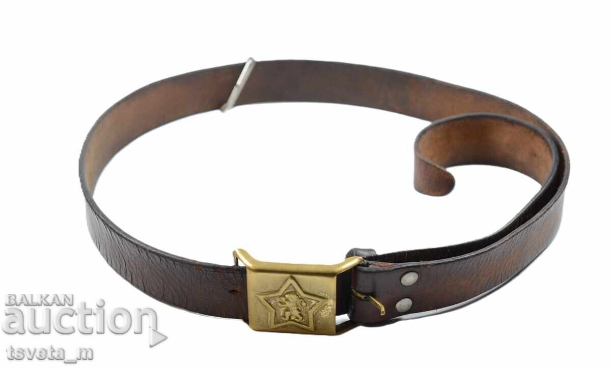 Аукцион Войнишки кожен колан БНА соц Аукцион Войнишки кожен колан БНА соц