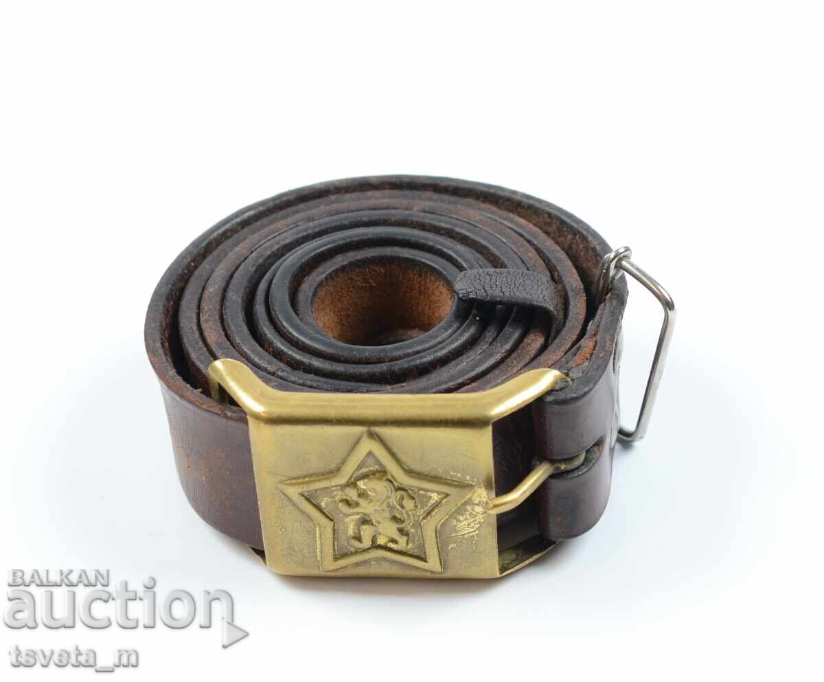 Войнишки кожен колан БНА соц Войнишки кожен колан БНА соц