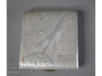 Παλιά Ρωσική ταμπακιέρα κοσμος ρουκέτα δορυφόρος γη