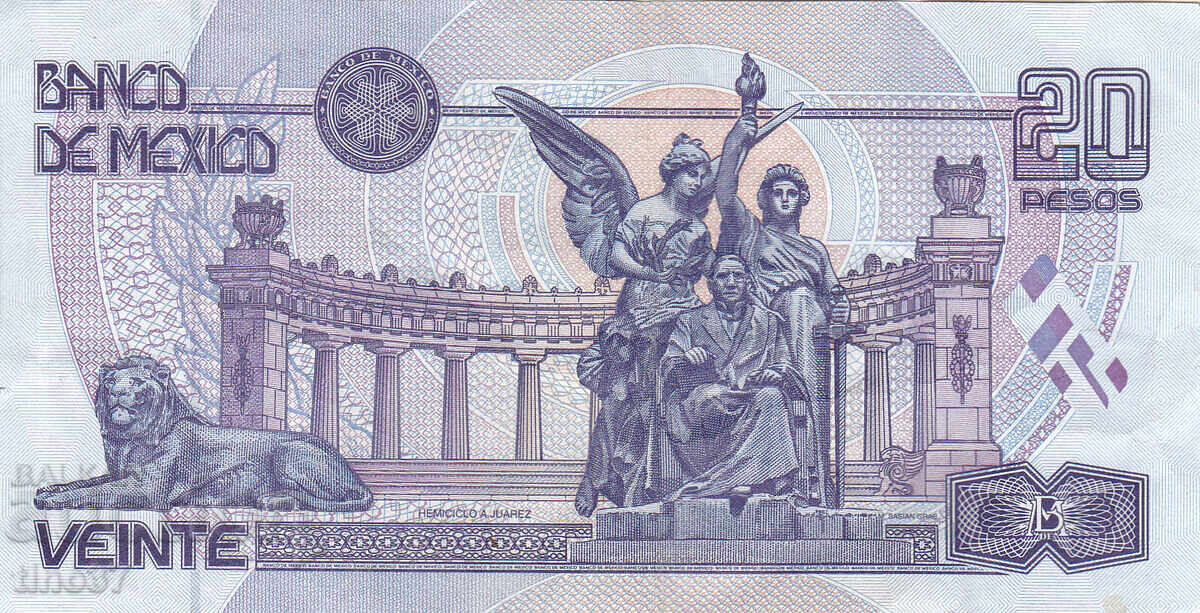 Δημοπρασία tino37- ΜΕΞΙΚΟ - 20 ΠΕΣΟΣ - 2000 - VF+