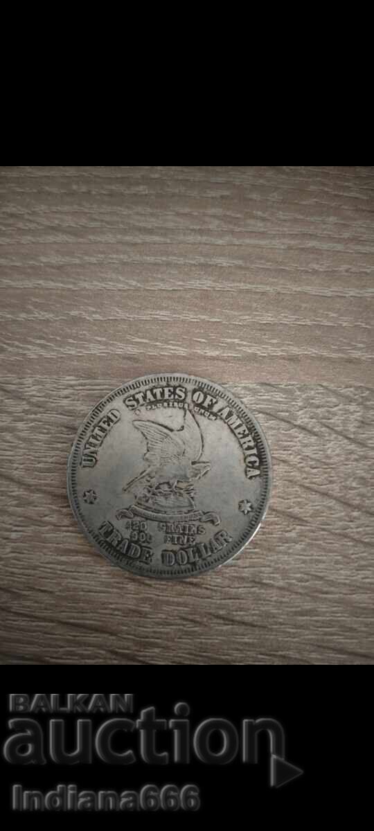 Εμπόριο δολάριο 1873 με τιμή € 500.00 | 977.92 BGN Εμπόριο δολάριο 1873 με τιμή € 500.00 | 977.92 BGN