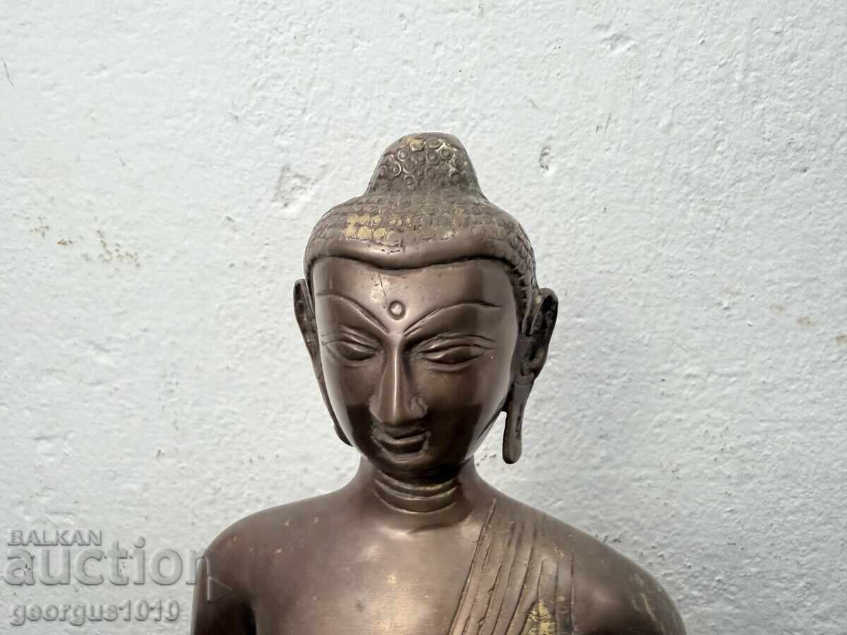 Азиатска бронзова скулптура Буда №7811 - 5