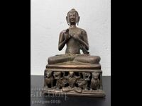 Азиатска бронзова скулптура Буда №7811