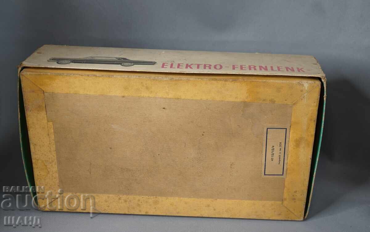 Cutie veche de carton de la o jucărie germană model mașină - 6