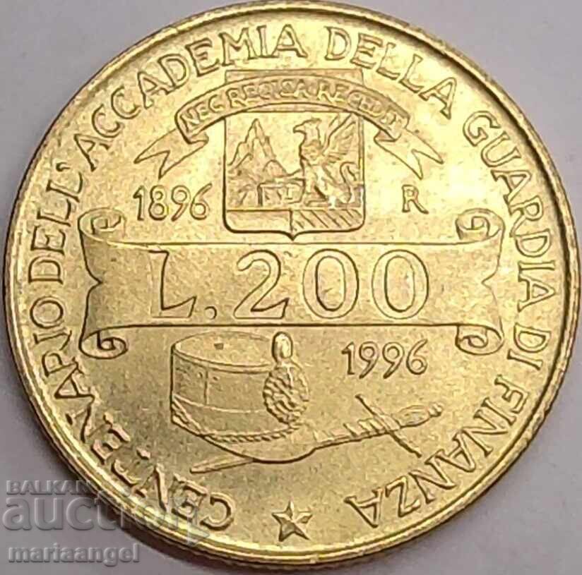 200 de lire 1996 Italia 100 de ani - jubileu - 5 200 de lire 1996 Italia 100 de ani - jubileu - 5