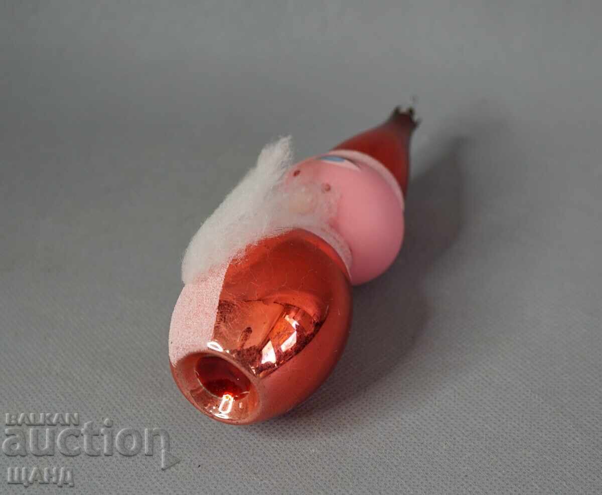 Аукцион Стара Съклена играчка фигурка за елха Дядо Коледа Аукцион Стара Съклена играчка фигурка за елха Дядо Коледа