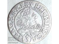 Austria 3 Kreuzer 1620 Ferdinand II Breslau 21mm Silver