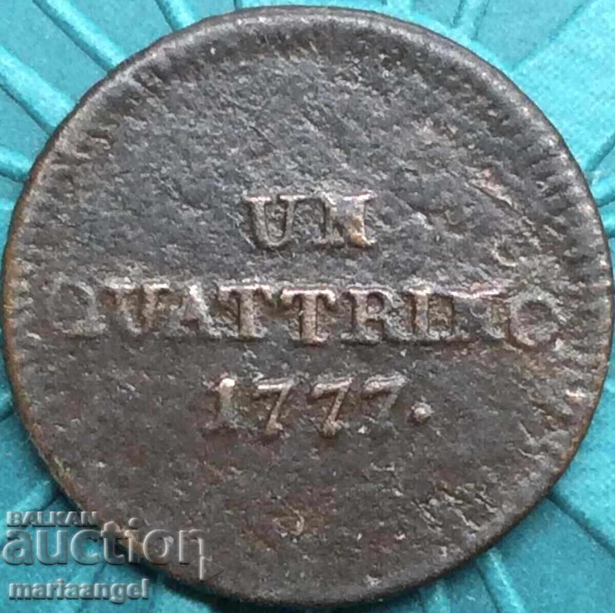 Αυστρία για Ιταλία Κβατρίνο 1777 Μαρία Θηρεσία RARE - 6
