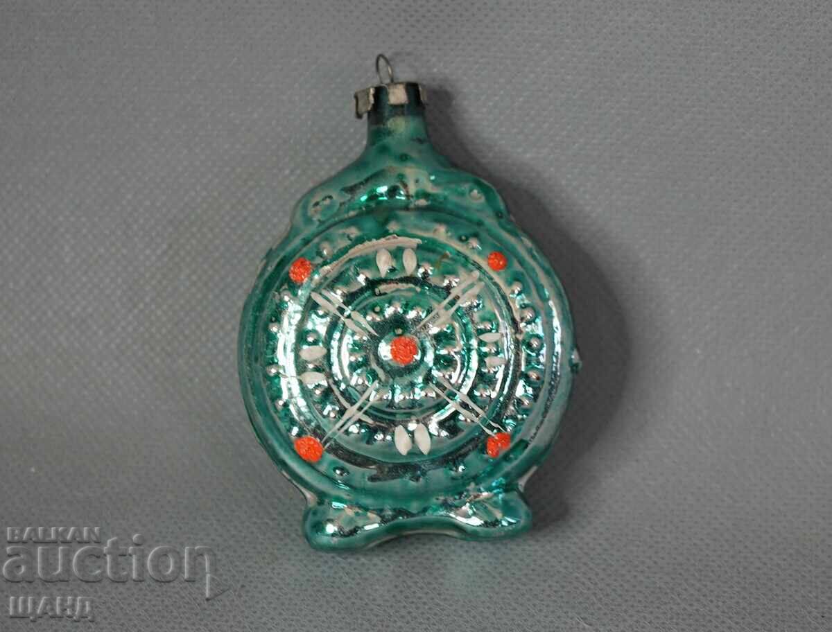 Παλιό γυάλινο παιχνίδι φιγούρα για χριστουγεννιάτικο δέντρο, μπουκάλι Παλιό γυάλινο παιχνίδι φιγούρα για χριστουγεννιάτικο δέντρο, μπουκάλι