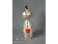 Παλιό πήλινο ειδώλιο παιχνιδιού για χριστουγεννιάτικο δέντρο