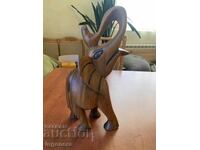 ФИГУРА ДЪРВОПЛАСТИКА РЕЗБА СТАТУЕТКА СКУЛПТУРА-СЛОН