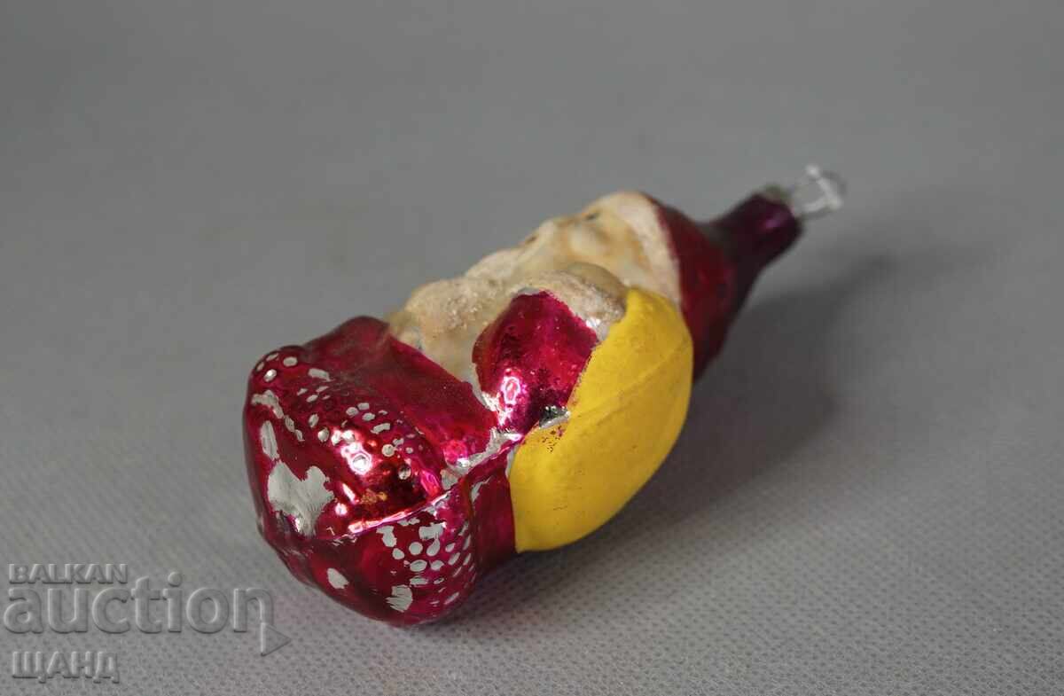 Аукцион Стара Съклена играчка фигурка за елха Дядо коледа Аукцион Стара Съклена играчка фигурка за елха Дядо коледа