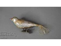 Παλιά φιγούρα παιχνιδιού για χριστουγεννιάτικο δέντρο πουλί