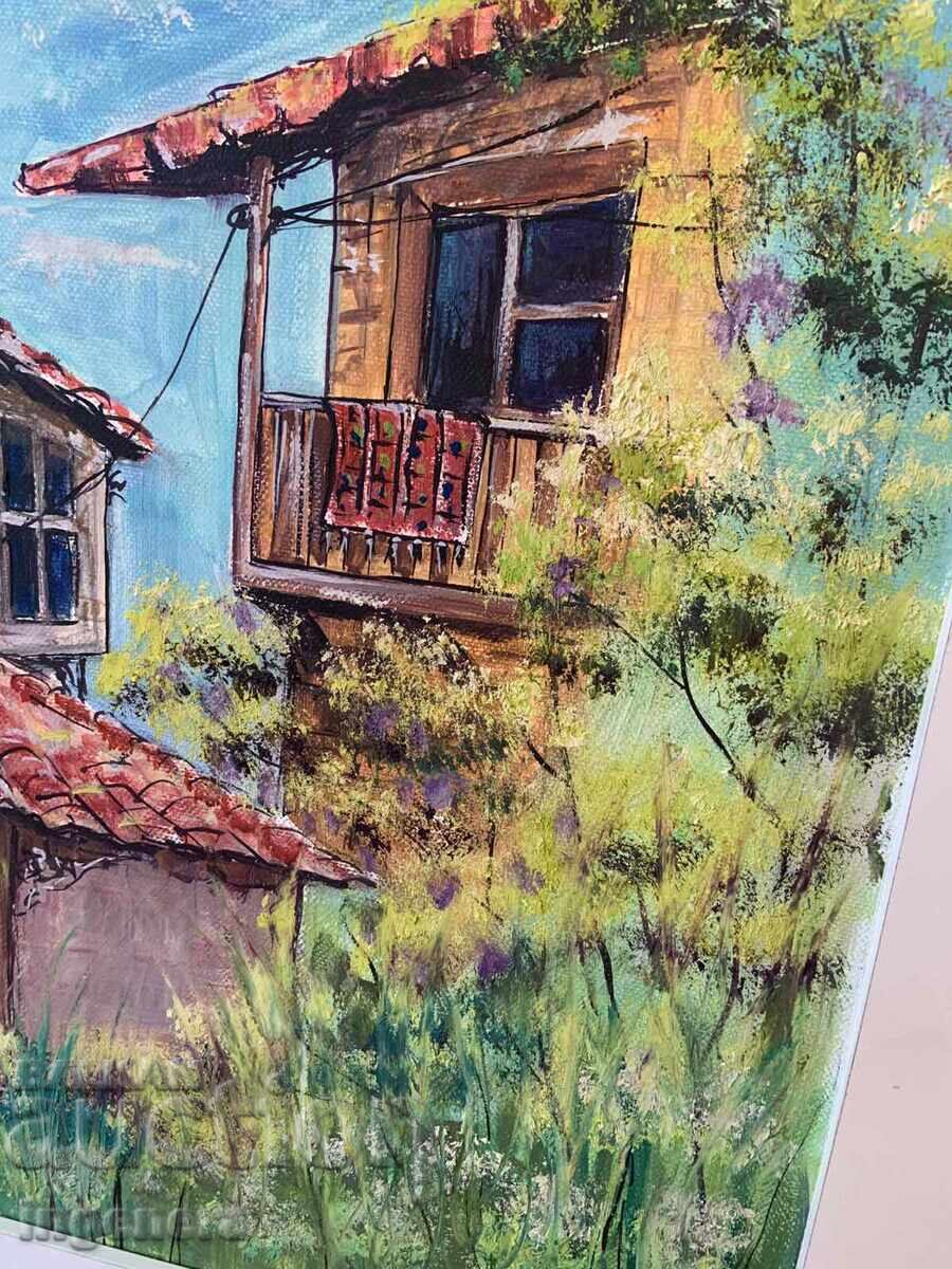 Delivery of OIL PAINTING CANVAS STRETCHER FRAME SIGNED