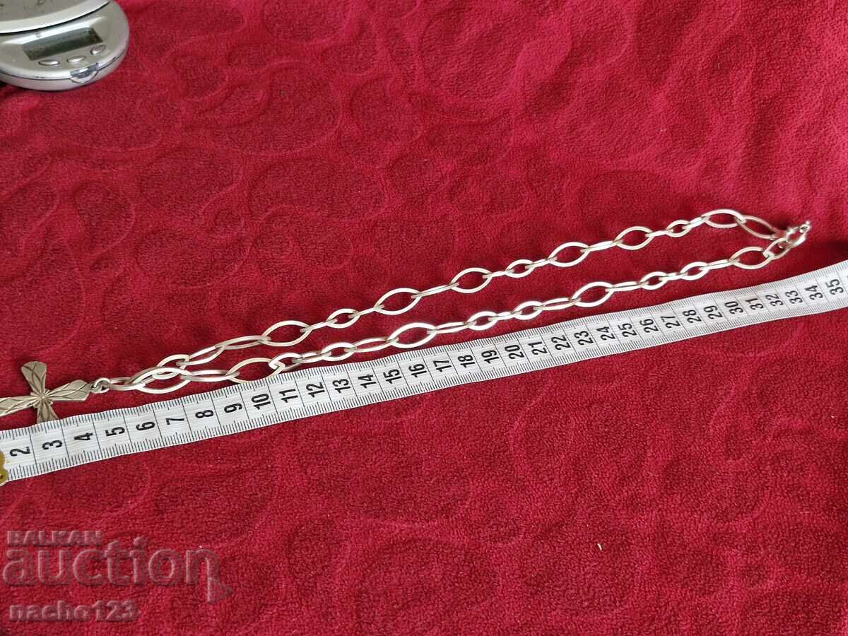 Αρχαία ασημένια αλυσίδα με τιμή € 80.00 | 156.47 BGN