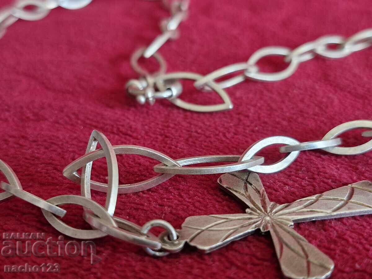 Αρχαία ασημένια αλυσίδα - 5