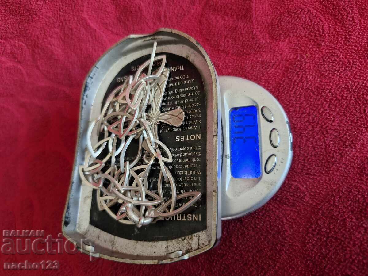 Αρχαία ασημένια αλυσίδα - 6