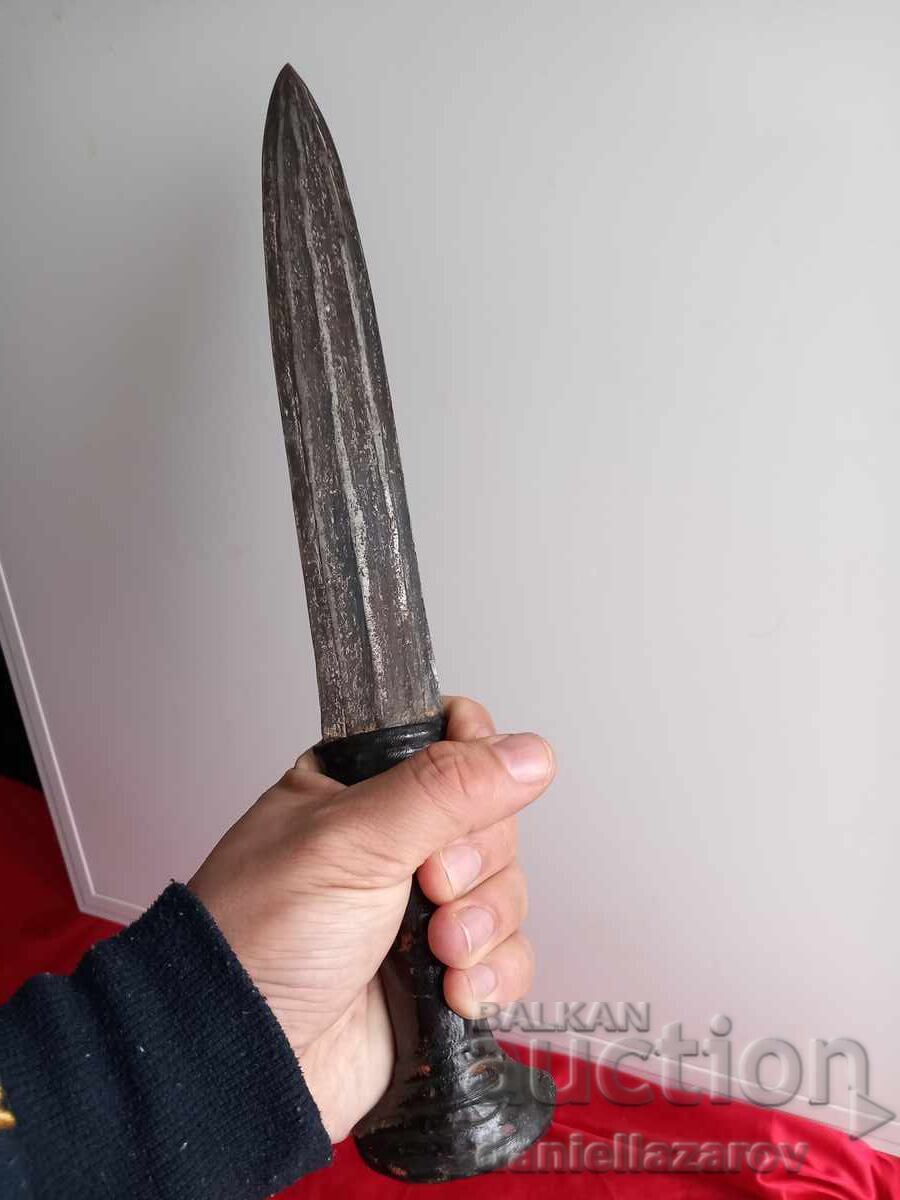 Large Old TUAREG Kama. Blade Knife - 7
