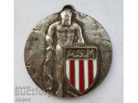 Medalie veche de campion, cupe de fotbal, echipa Monaco