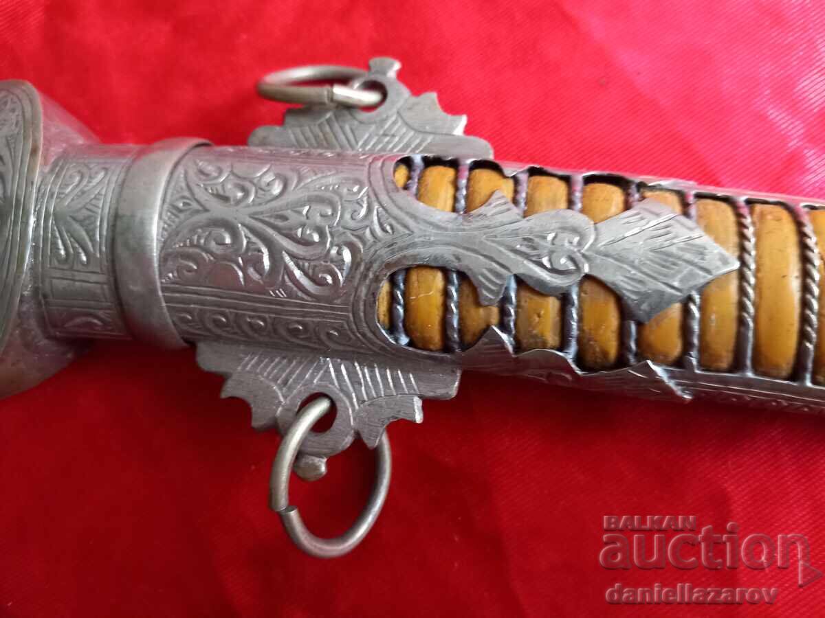 Auction Large Silver Moroccan Koumaya. Khanjar Dagger Auction Large Silver Moroccan Koumaya. Khanjar Dagger