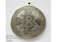 Παλαιό μετάλλιο Bitcoin Bitcoin BTC peer to peer 2017 godina