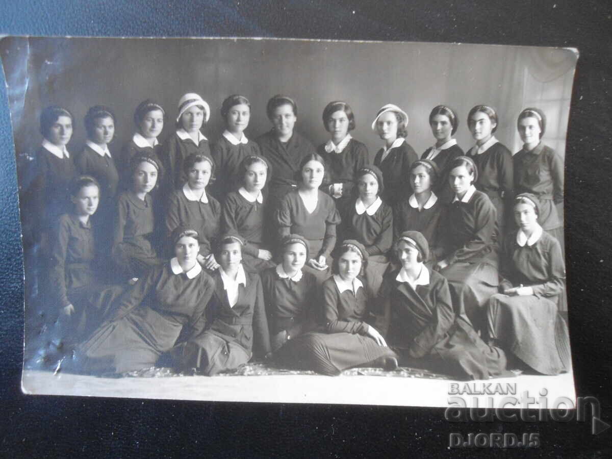 Fotografie veche, 20.VI.1933, Foto NEDIALKOV, Burgas