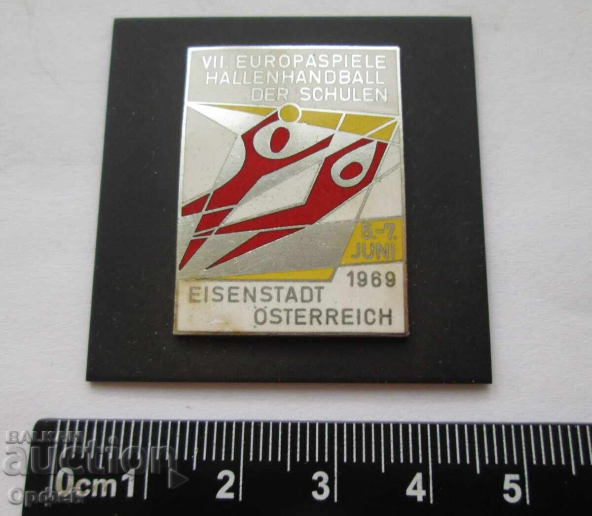 Σταρ επιτραπέζιο μετάλλιο πλακέτα Ευρωπαϊκό πρωτάθλημα Χάντμπολ 1969 - 5 Σταρ επιτραπέζιο μετάλλιο πλακέτα Ευρωπαϊκό πρωτάθλημα Χάντμπολ 1969 - 5