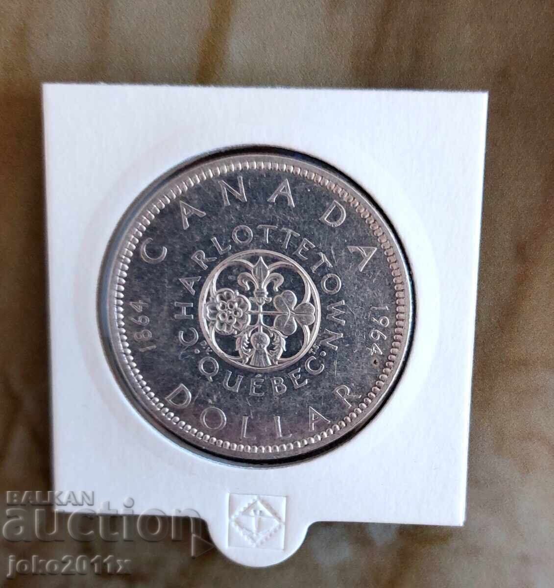 Καναδικό ασημένιο δολάριο $1 του 1964